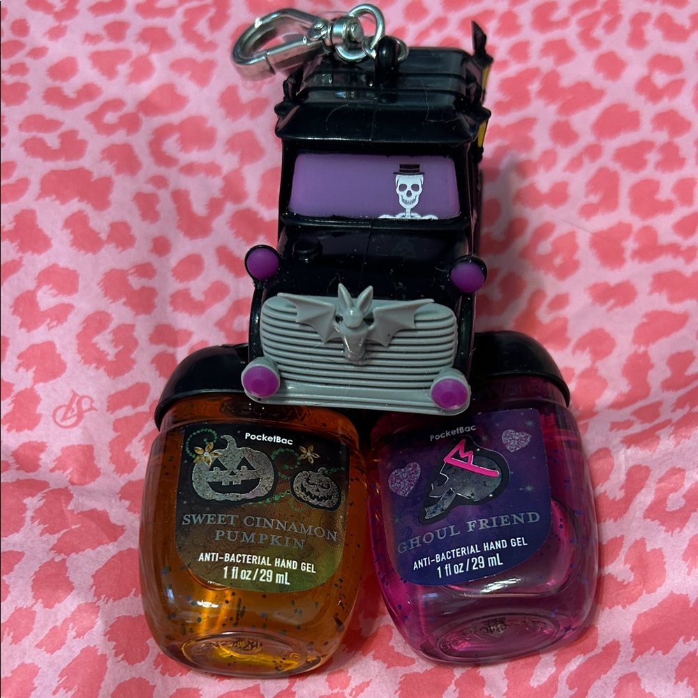 Bath & Body Works Halloween PocketBac Holder with Hand Sanitizers - Picture 2 of 2